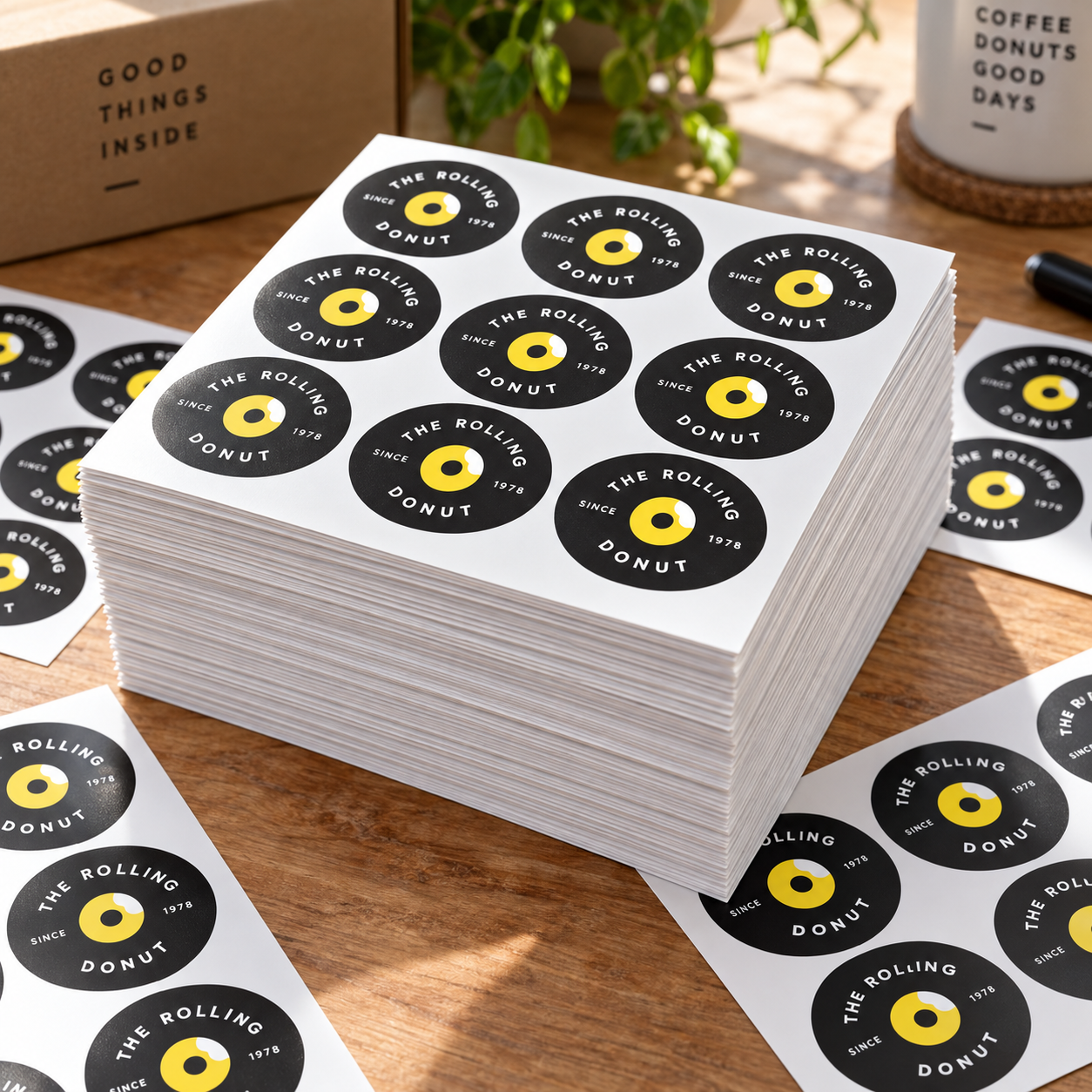 Sheeted Paper Sticker Dublin Printers Ireland