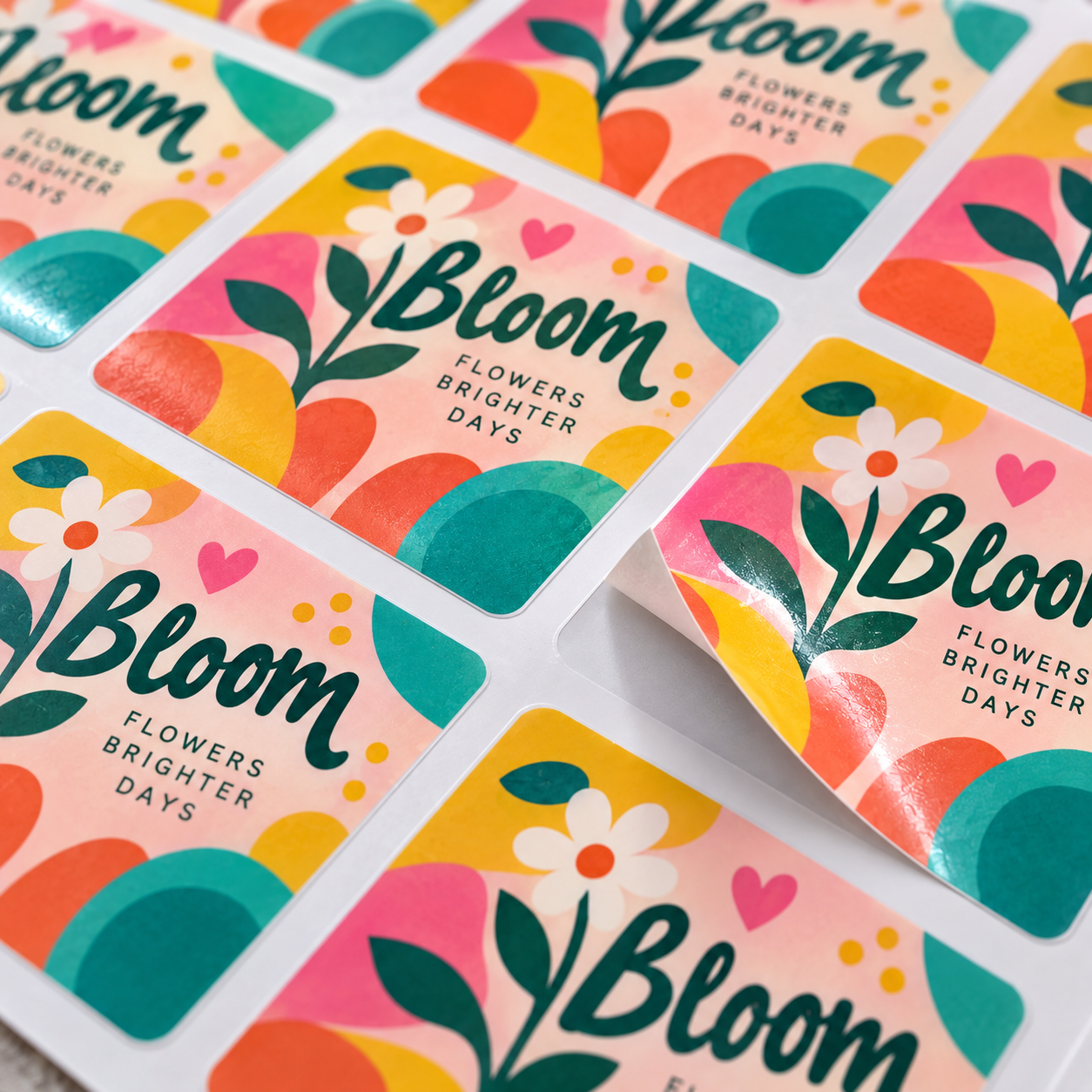 Square Vinyl Sticker Dublin Printers Ireland