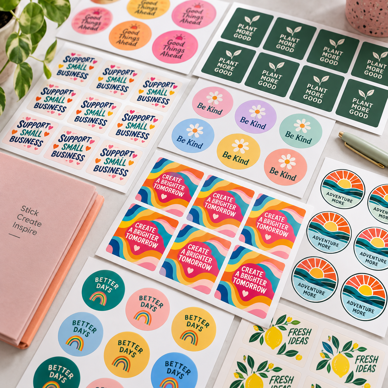 Square Vinyl Sticker Dublin Printers Ireland