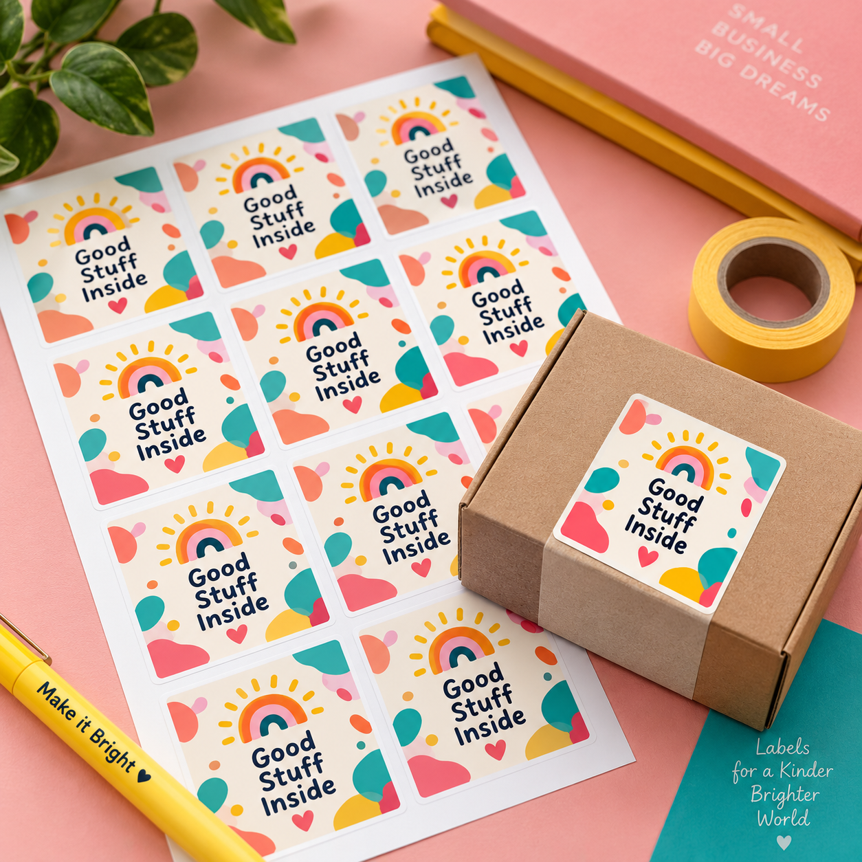 Square Vinyl Sticker Dublin Printers Ireland