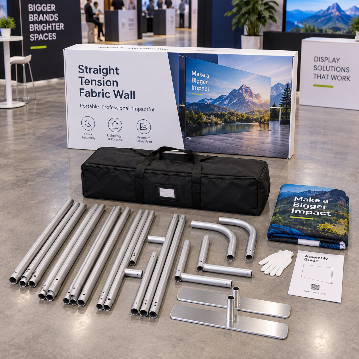 Straight Fabric Backdrop Printers Dublin Ireland Signage