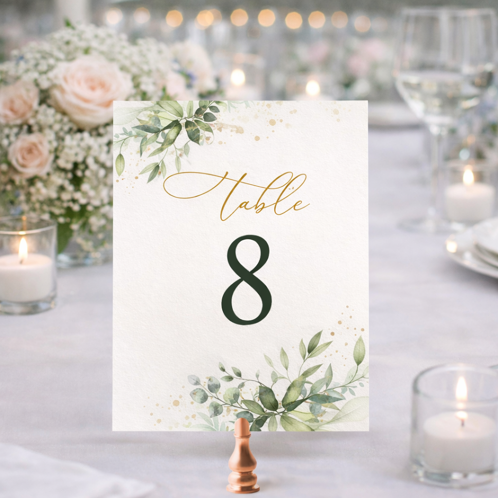 Table Name Cards 1