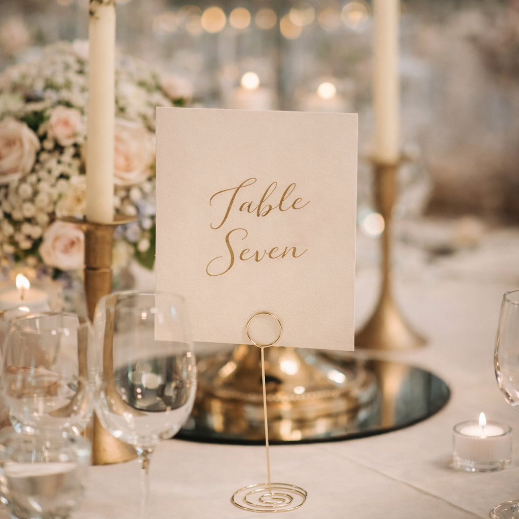 Table Name Cards 7
