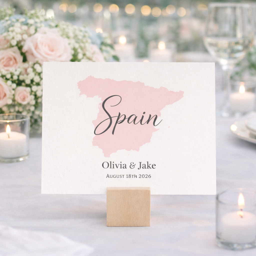 Table Name Cards 6