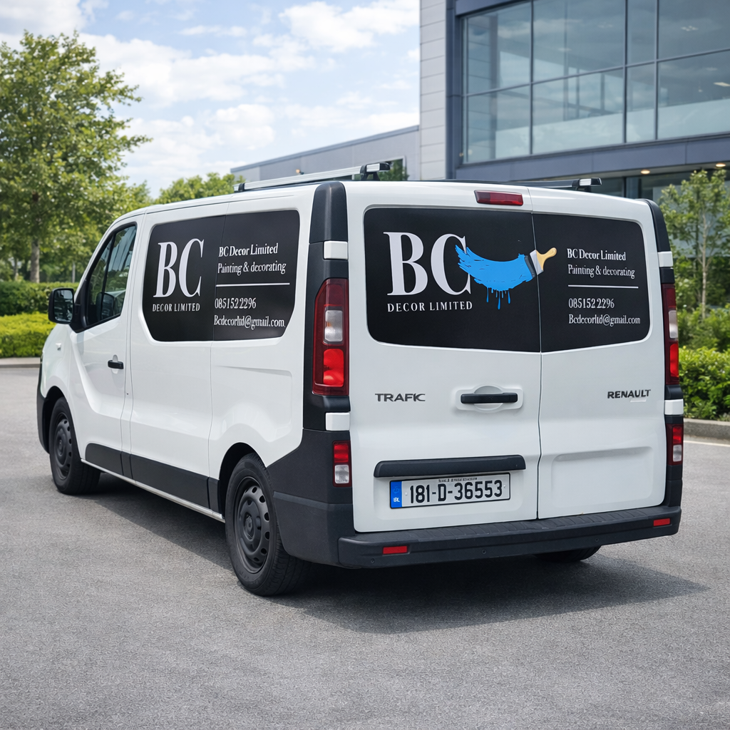 Side view of vehicle wrap design