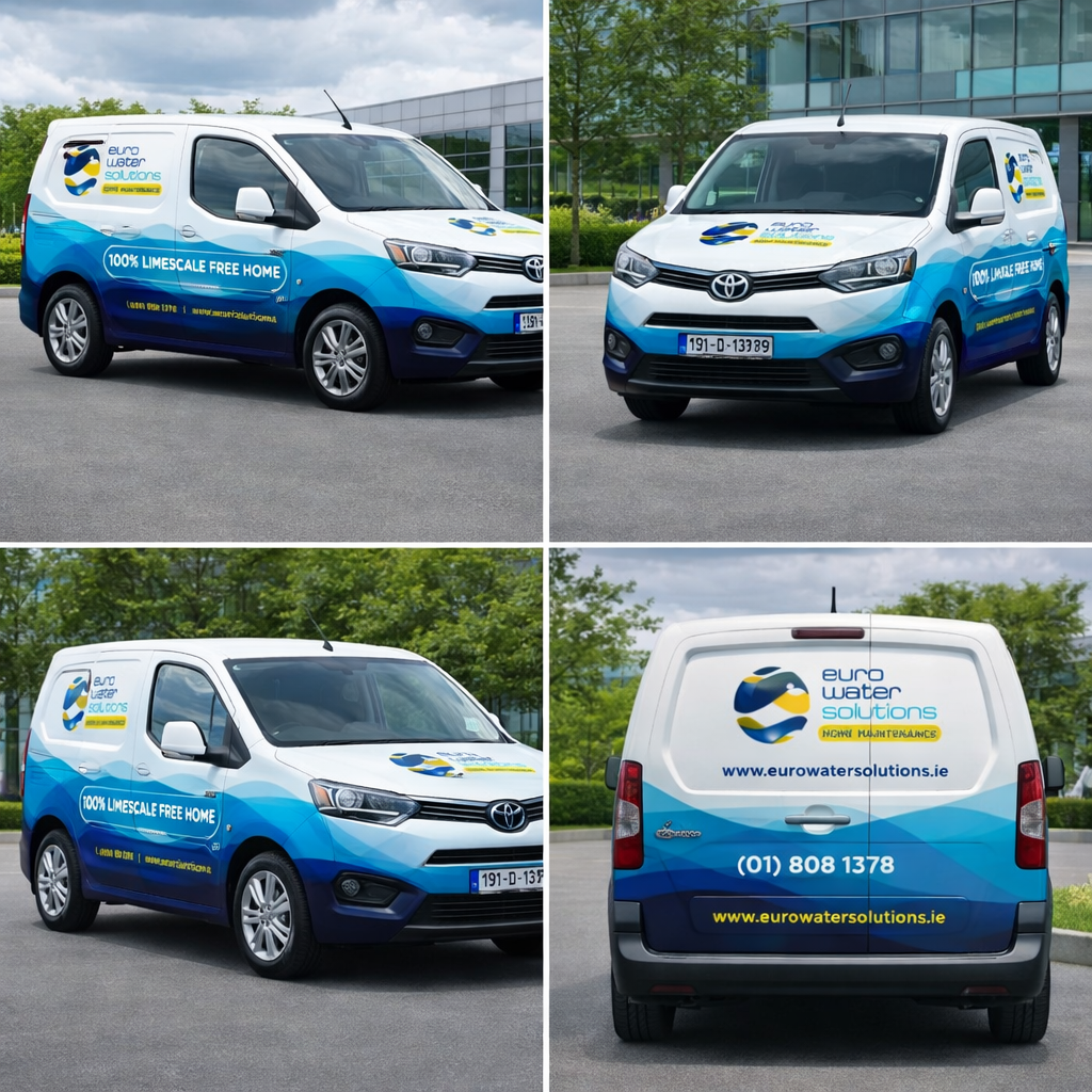 Fleet vehicle branding example