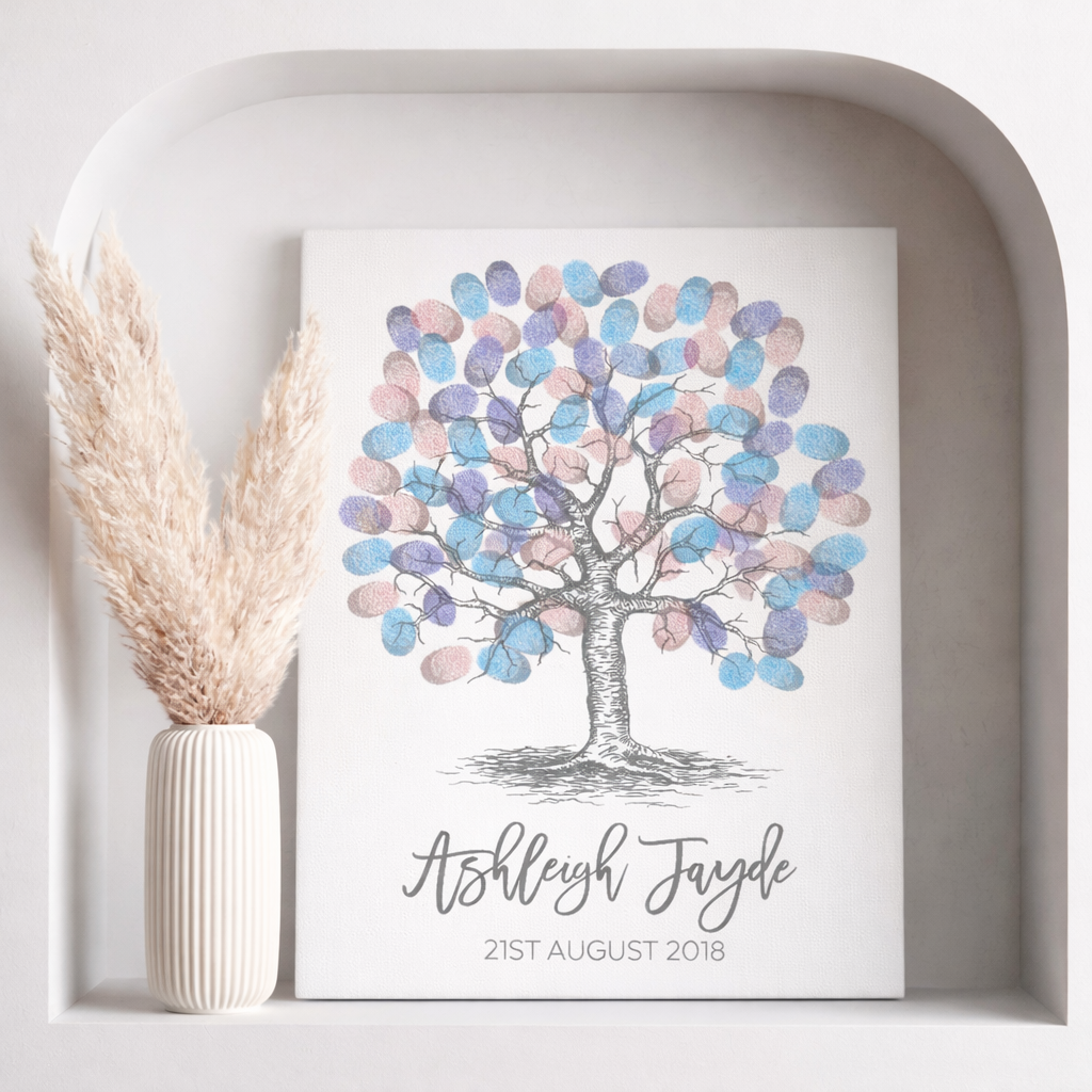 Wedding Finger Print Canvas 4