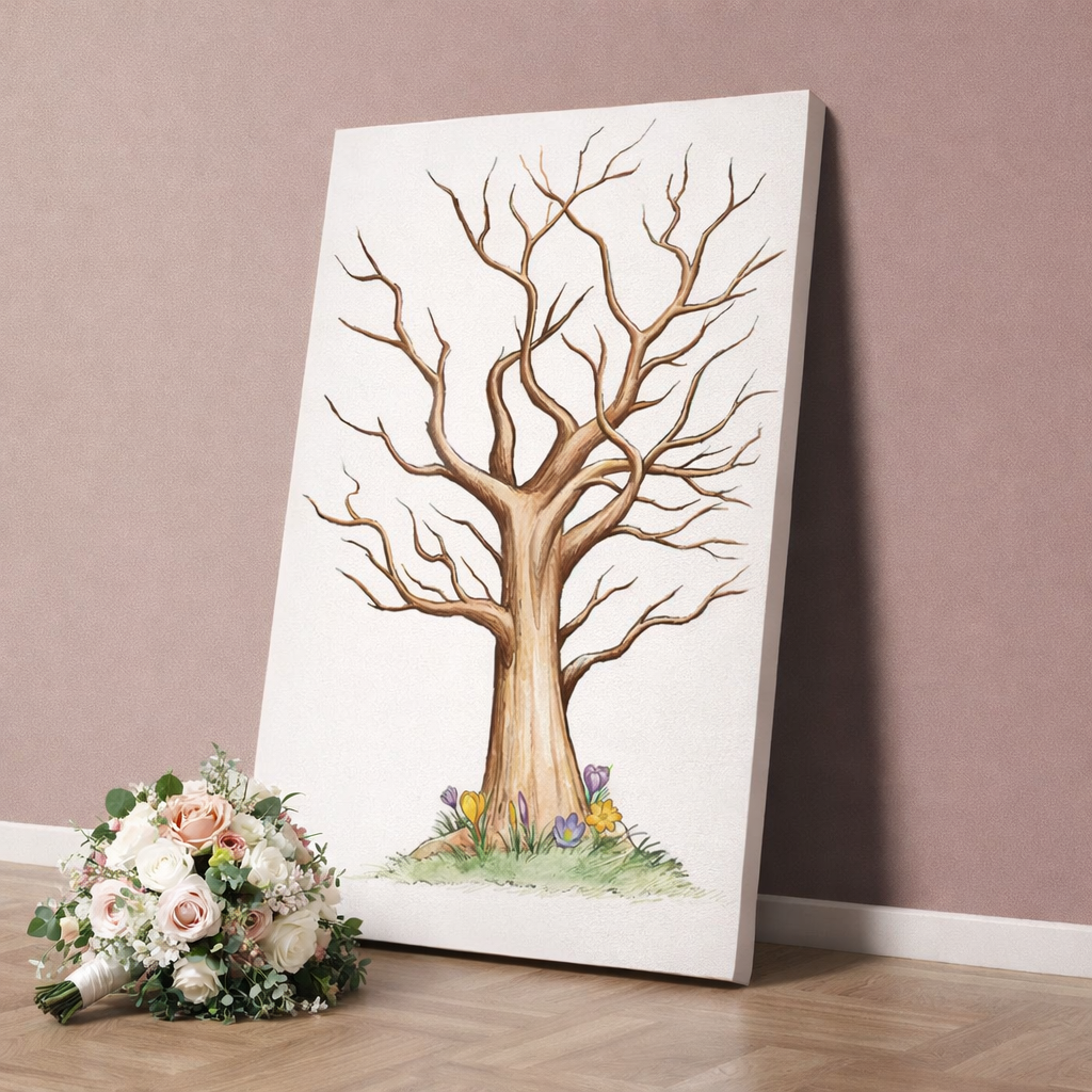 Wedding Finger Print Canvas 11