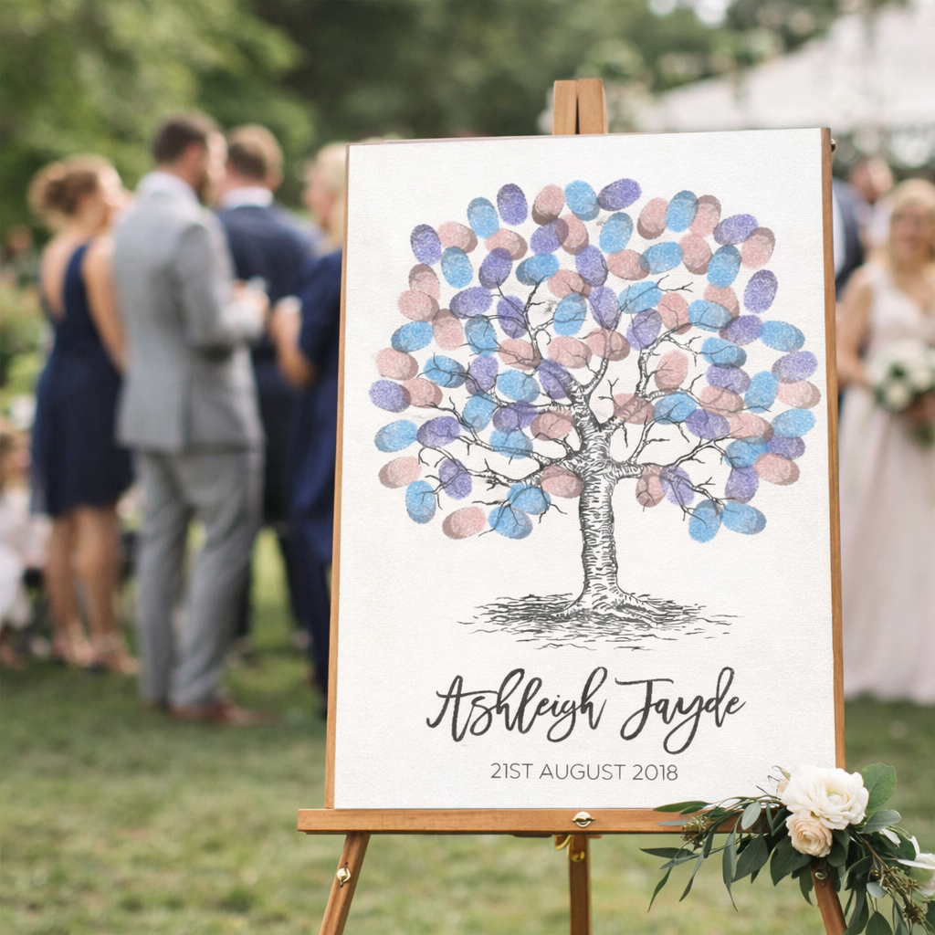 Wedding Finger Print Canvas 10