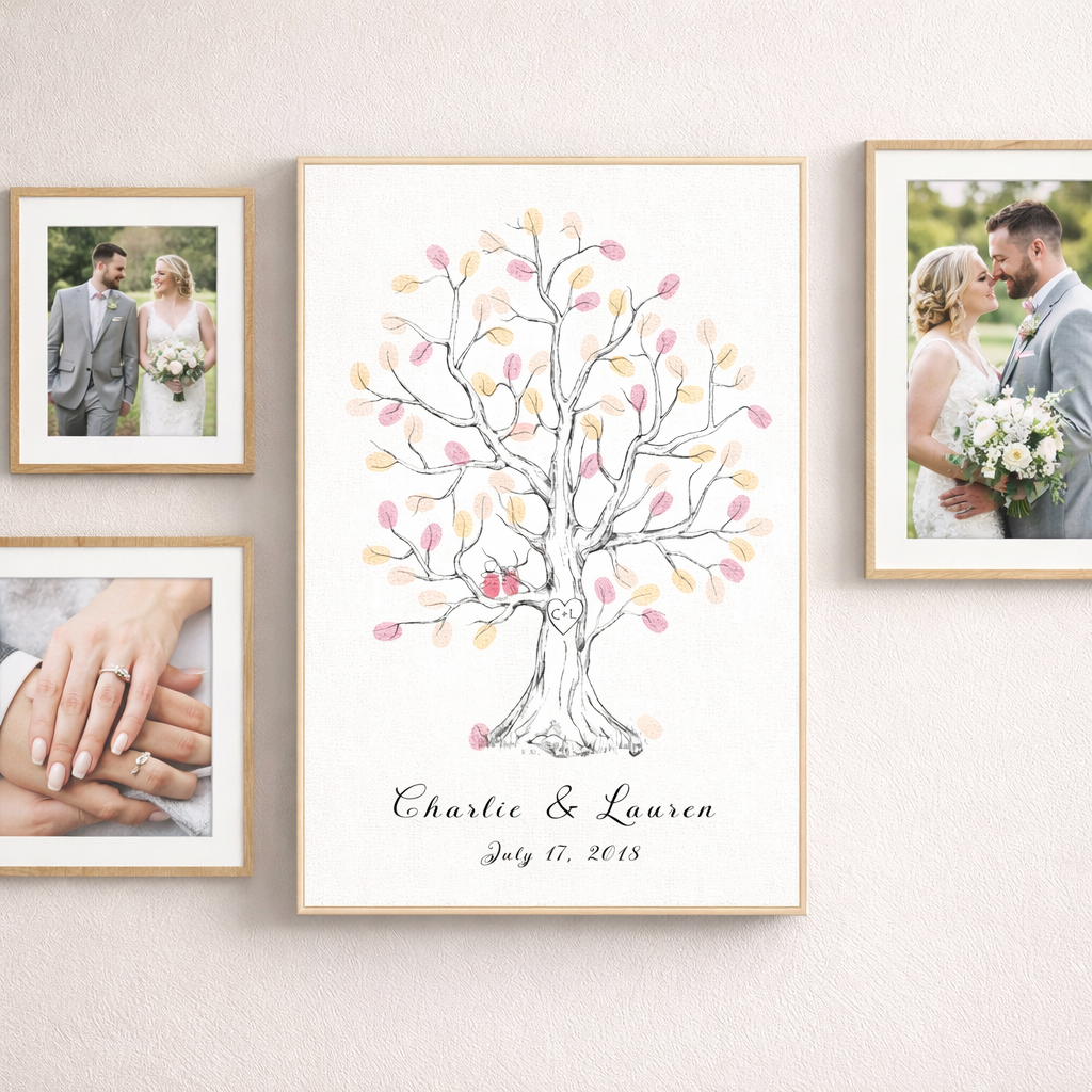 Wedding Finger Print Canvas 8