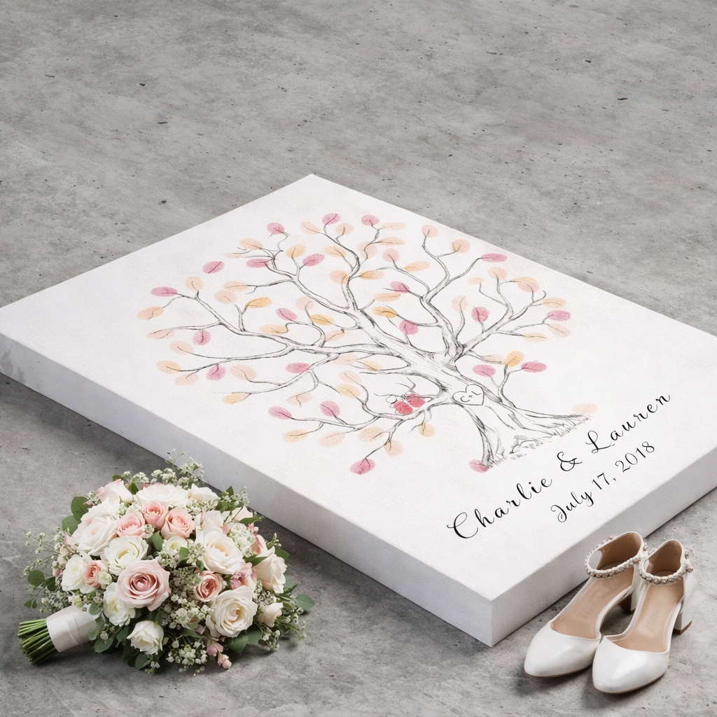 Wedding Finger Print Canvas 9