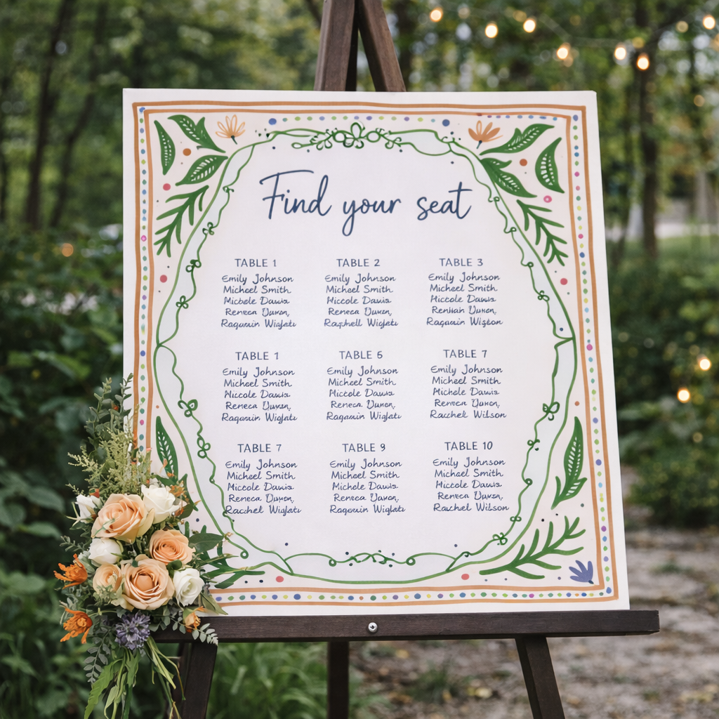 Wedding Seating Plan 7