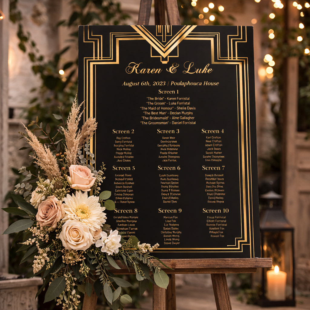 Wedding Seating Plan 5