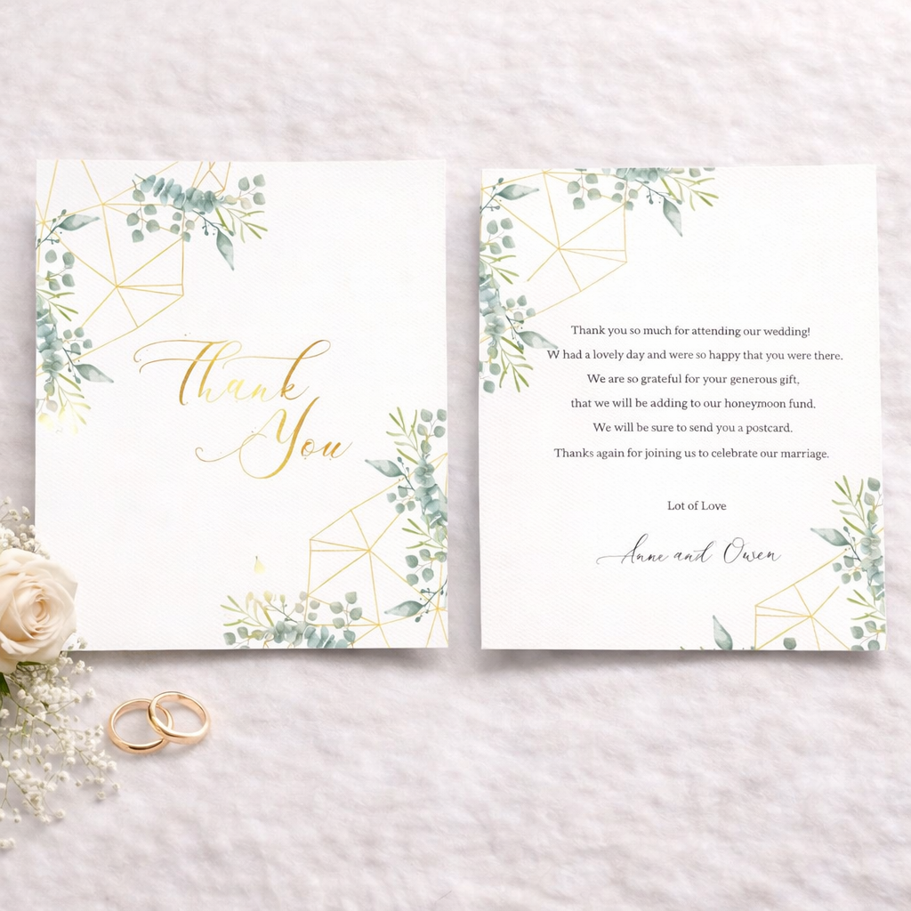 Wedding Thank You Card 8