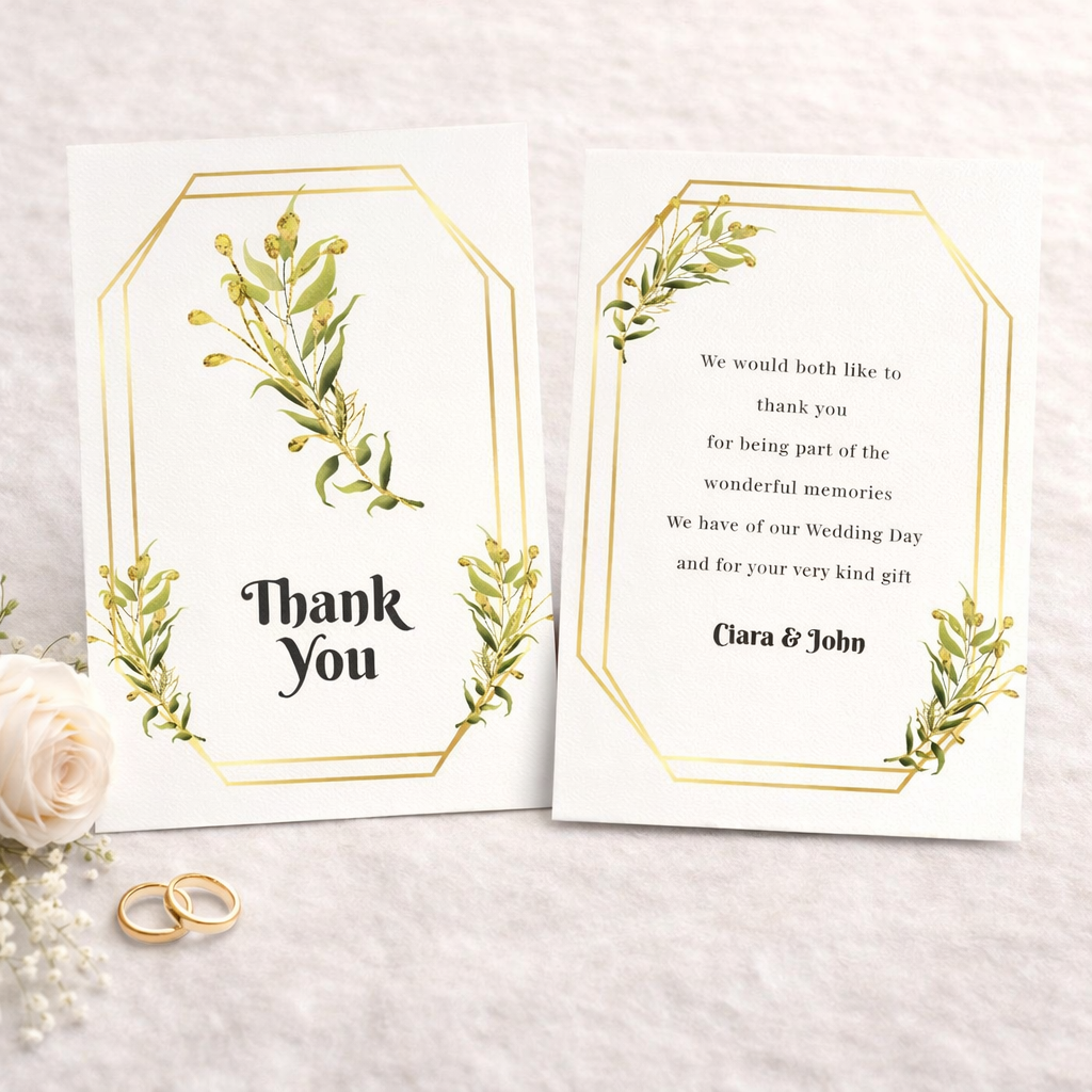 Wedding Thank You Card 10