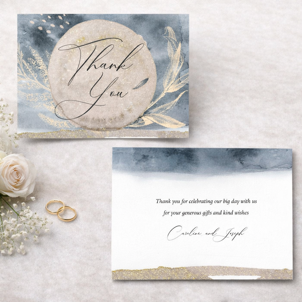 Wedding Thank You Card 14