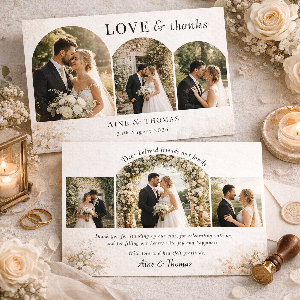 Wedding Thank You Card 9