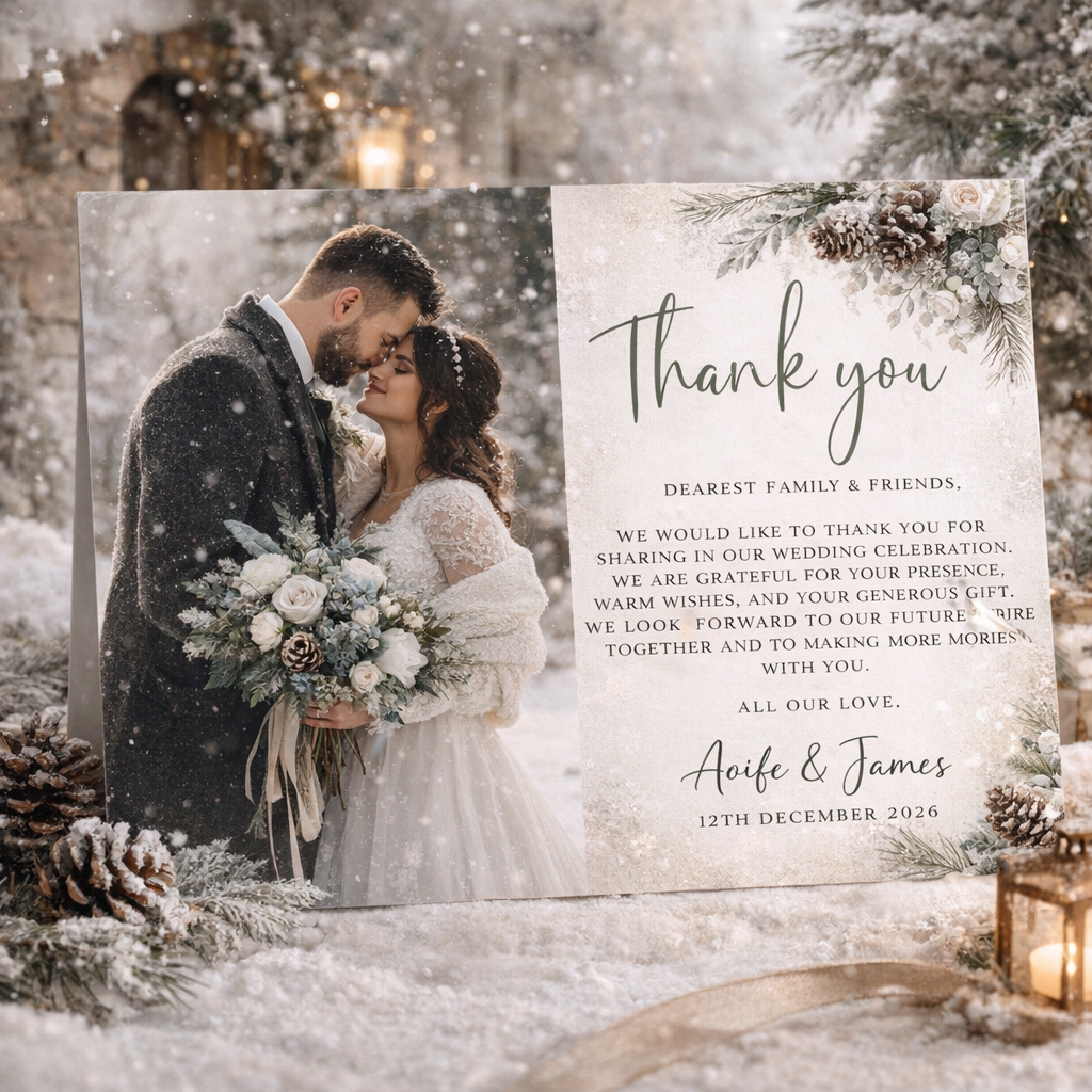 Wedding Thank You Card 7