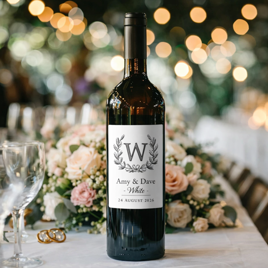 Wedding Wine Bottle Labels 3