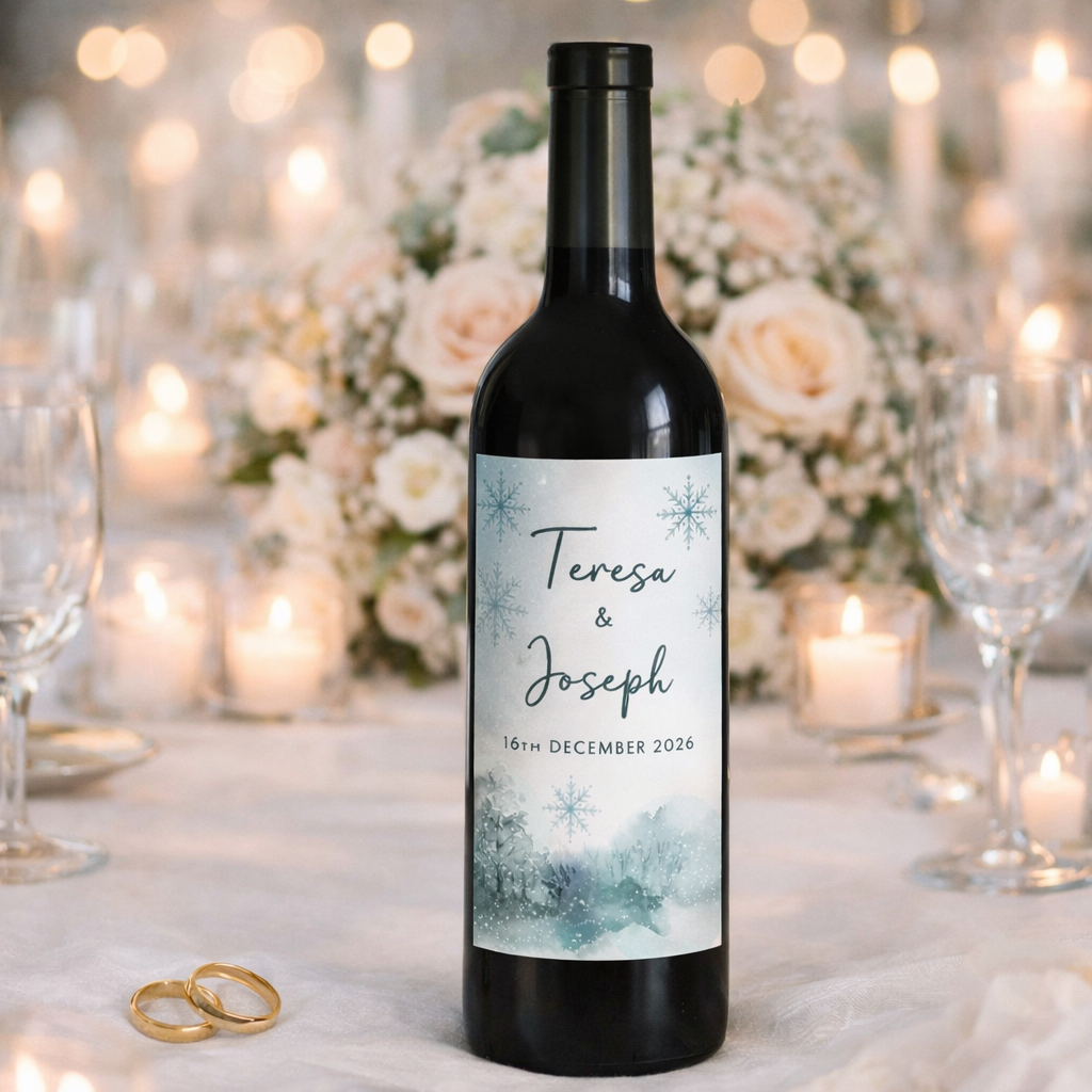 Wedding Wine Bottle Labels 8