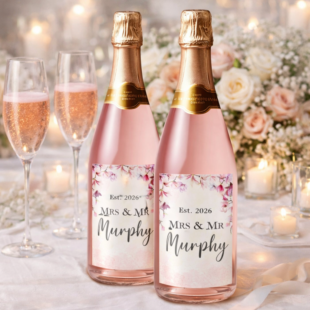 Wedding Wine Bottle Labels 6