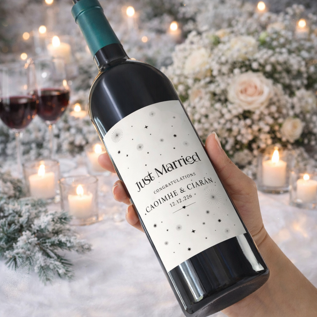 Wedding Wine Bottle Labels 5