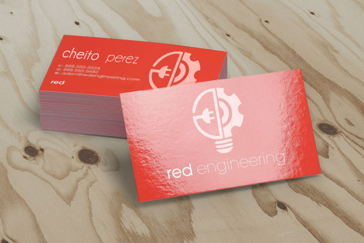 Laminated Business Cards