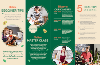 Brosjyre for utdanning og opplæring Bak