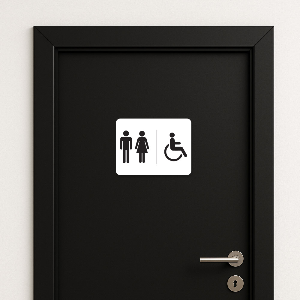 WC Herre/dame/handicap Skilt