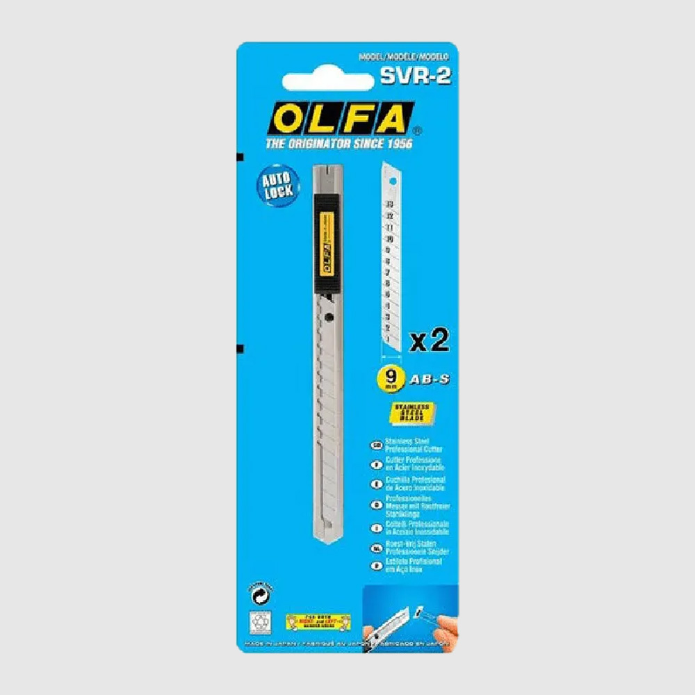 Olfa 450 kniv med 2 ekstra blad