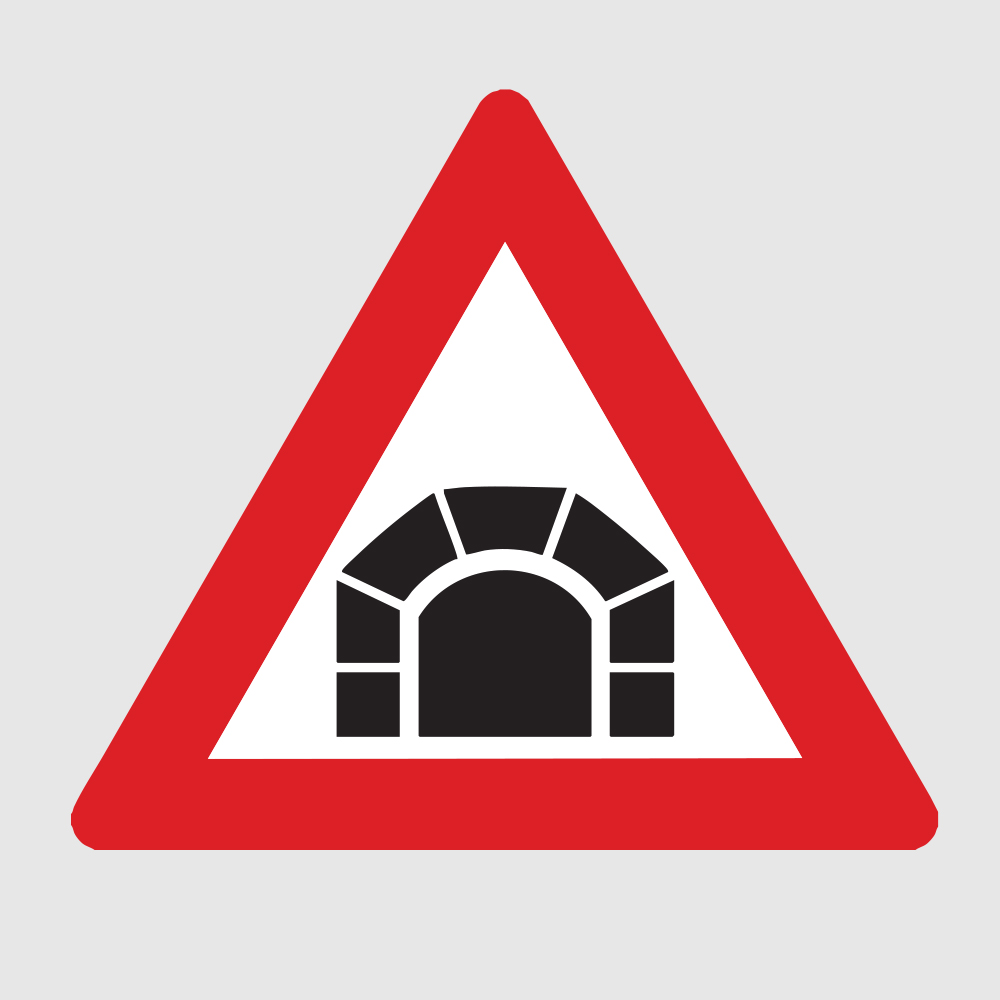 Skilt 122 - Tunnel