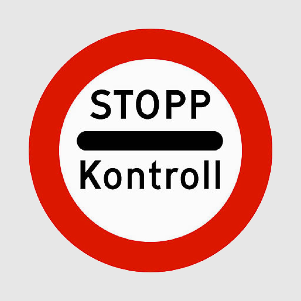 Skilt 324.1 - Stopp kontroll