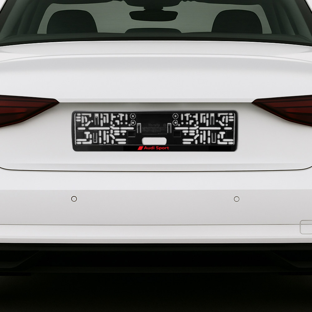 Audi Sport skiltholder på bil 2