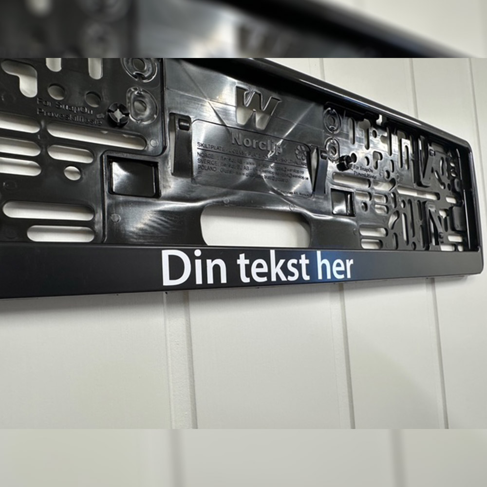 Skiltholder til bil - Tilpass selv 2