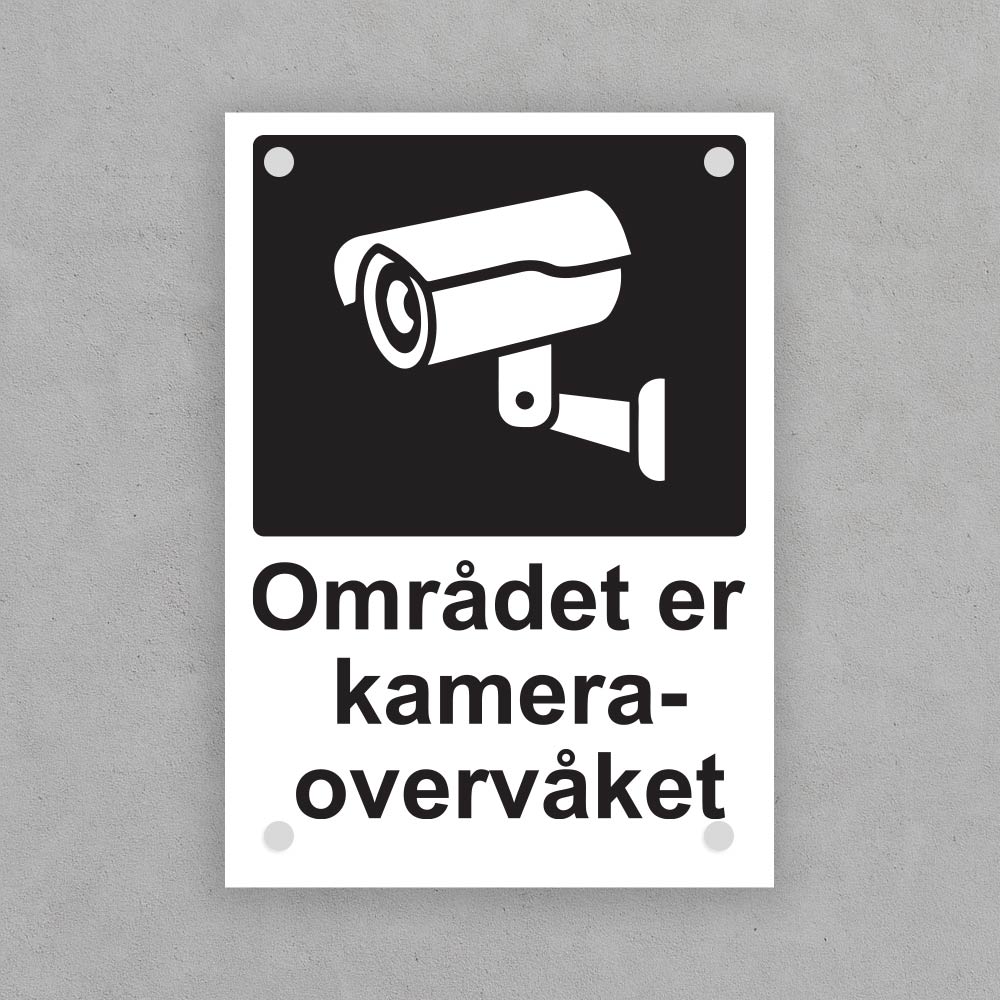 Området er kameraovervåket 2