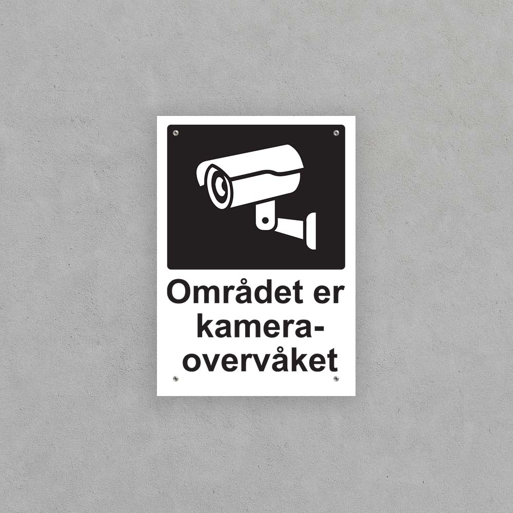 Området er kameraovervåket 6