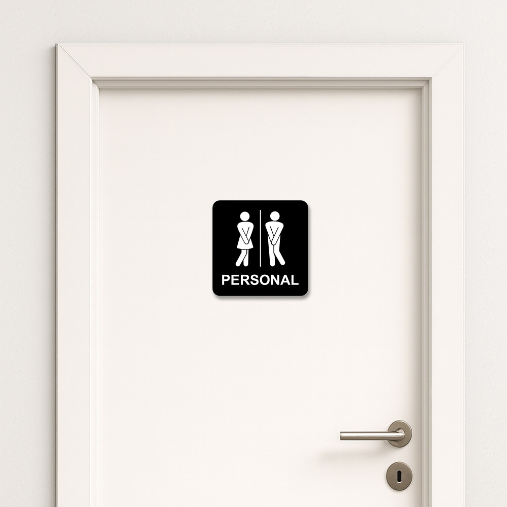 WC Dame/herre personal Skilt 2