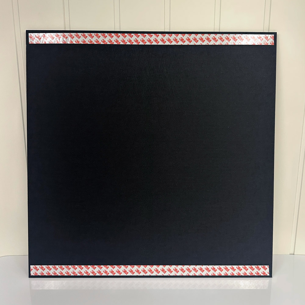 Akustikkplater PET-filt – Svart 60×60 cm (8-pk) 3