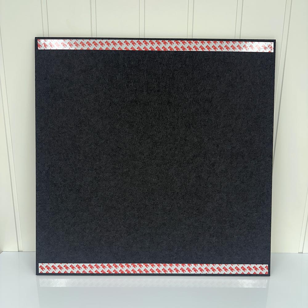 Akustikkplater PET-filt – Antrasitt 60×60 cm (8-pk) 3