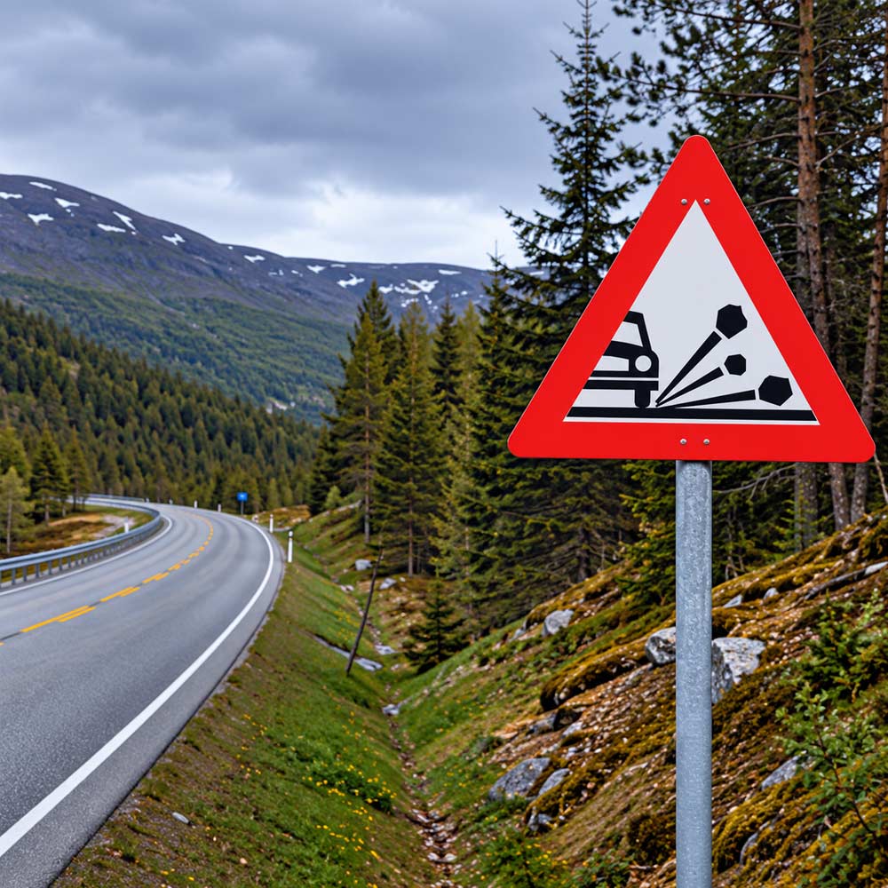 Skilt 112 - Steinsprut 2