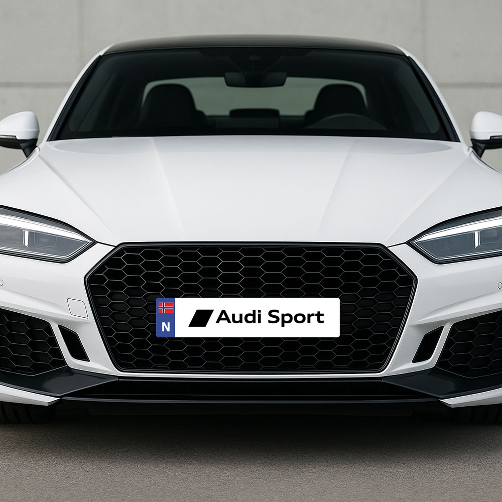 Bilskilt - Audi Sport 1