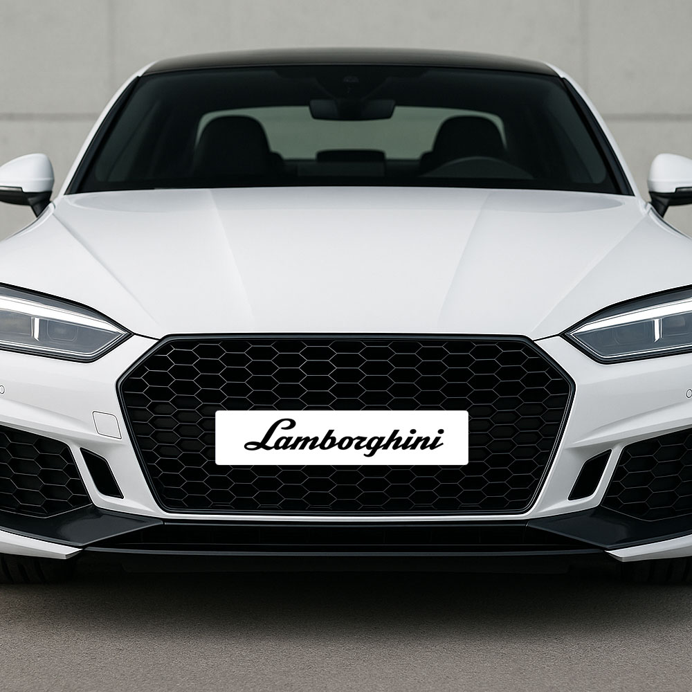 Bilskilt - Lamborghini 2
