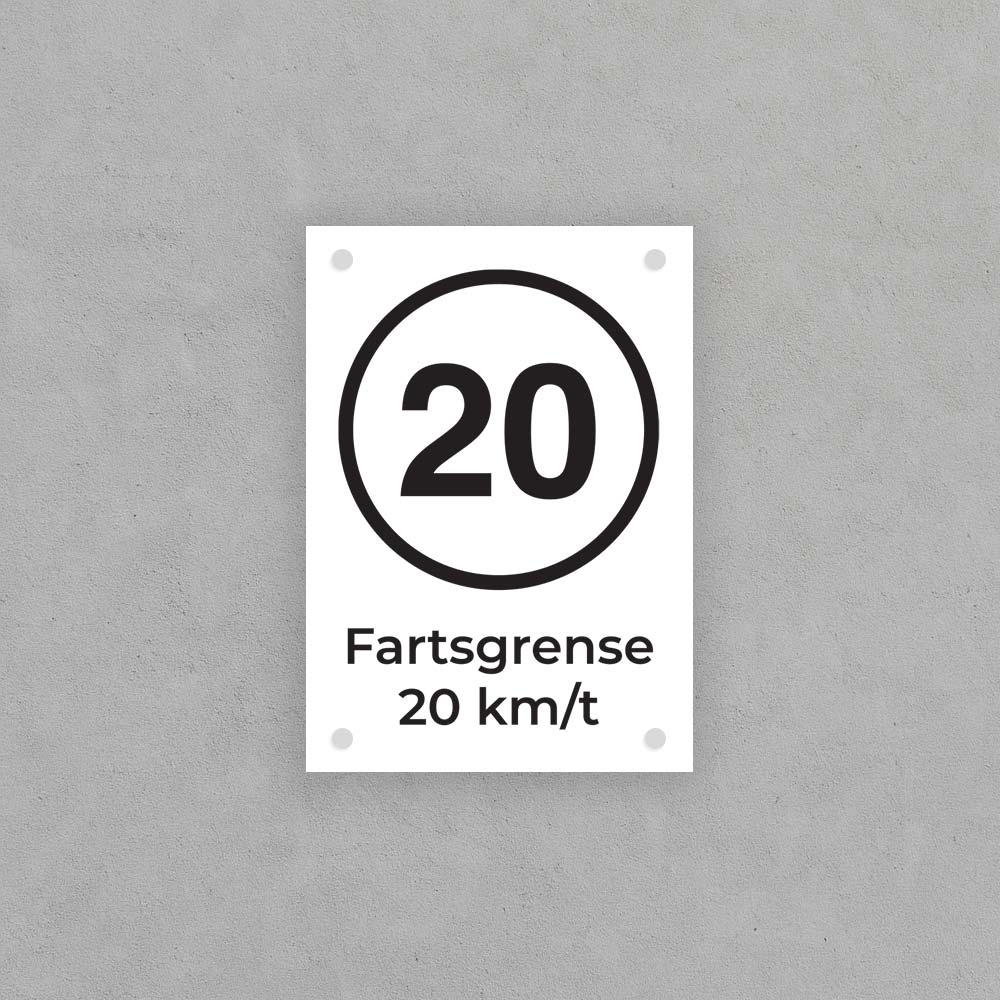 Fartsgrense 20 km/t 6