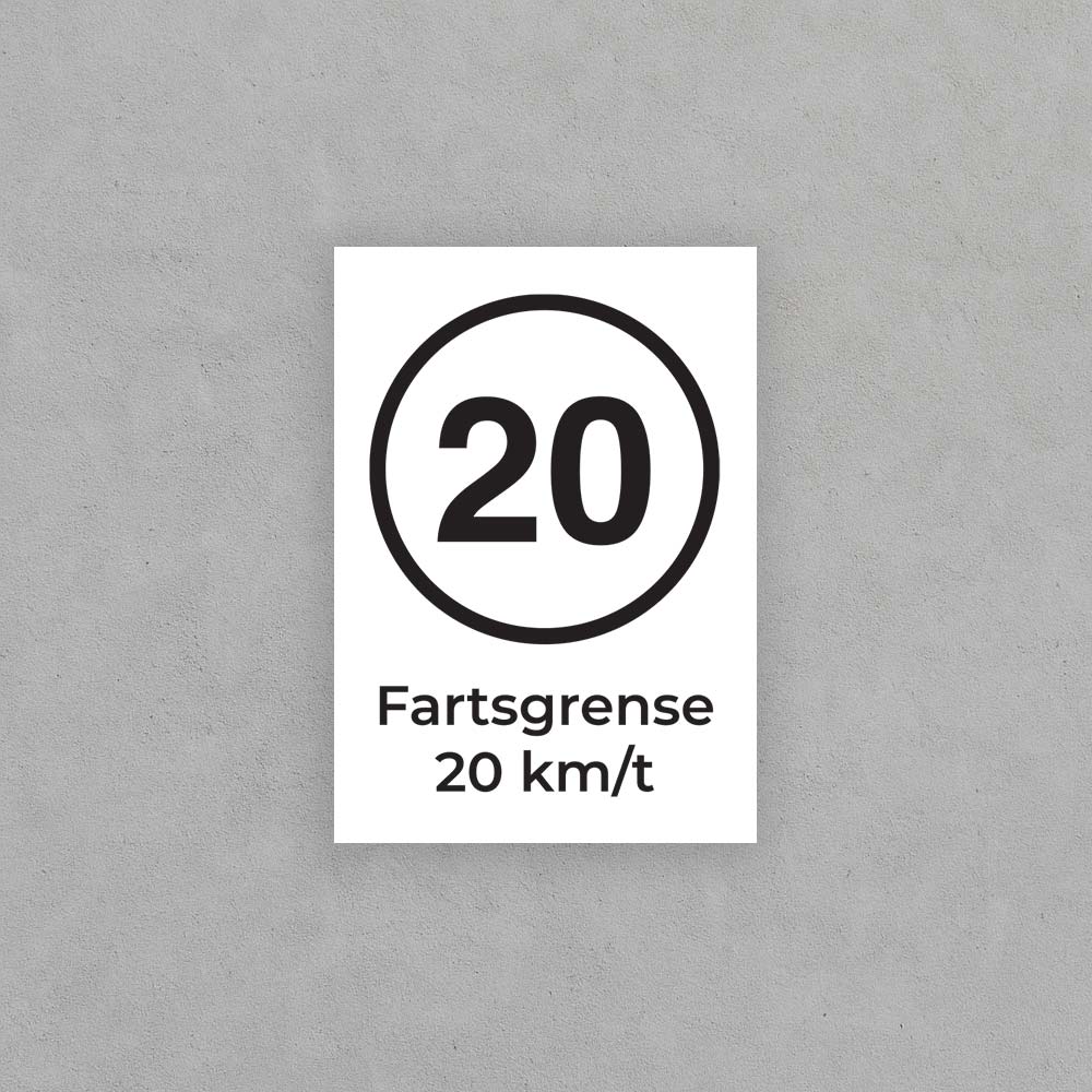 Fartsgrense 20 km/t 5