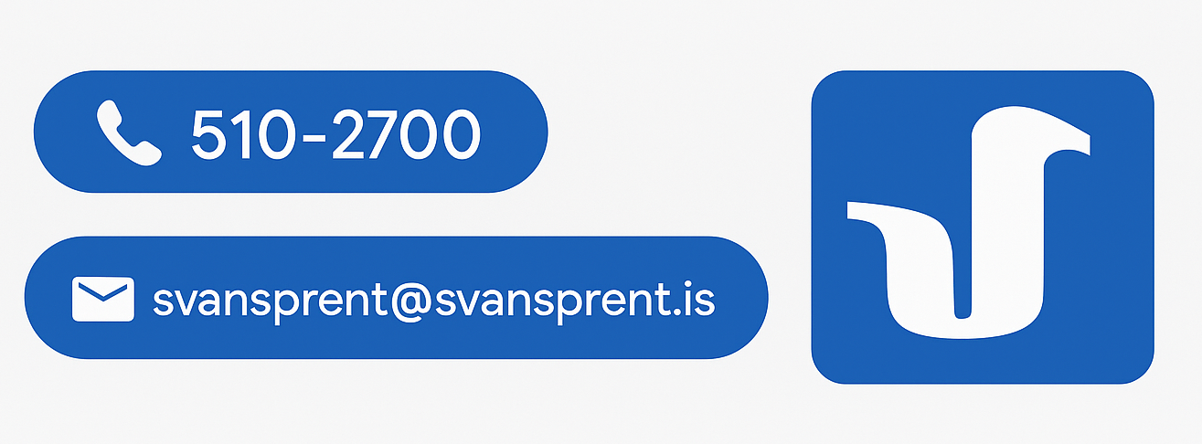 Hafðu samband - Svansprent