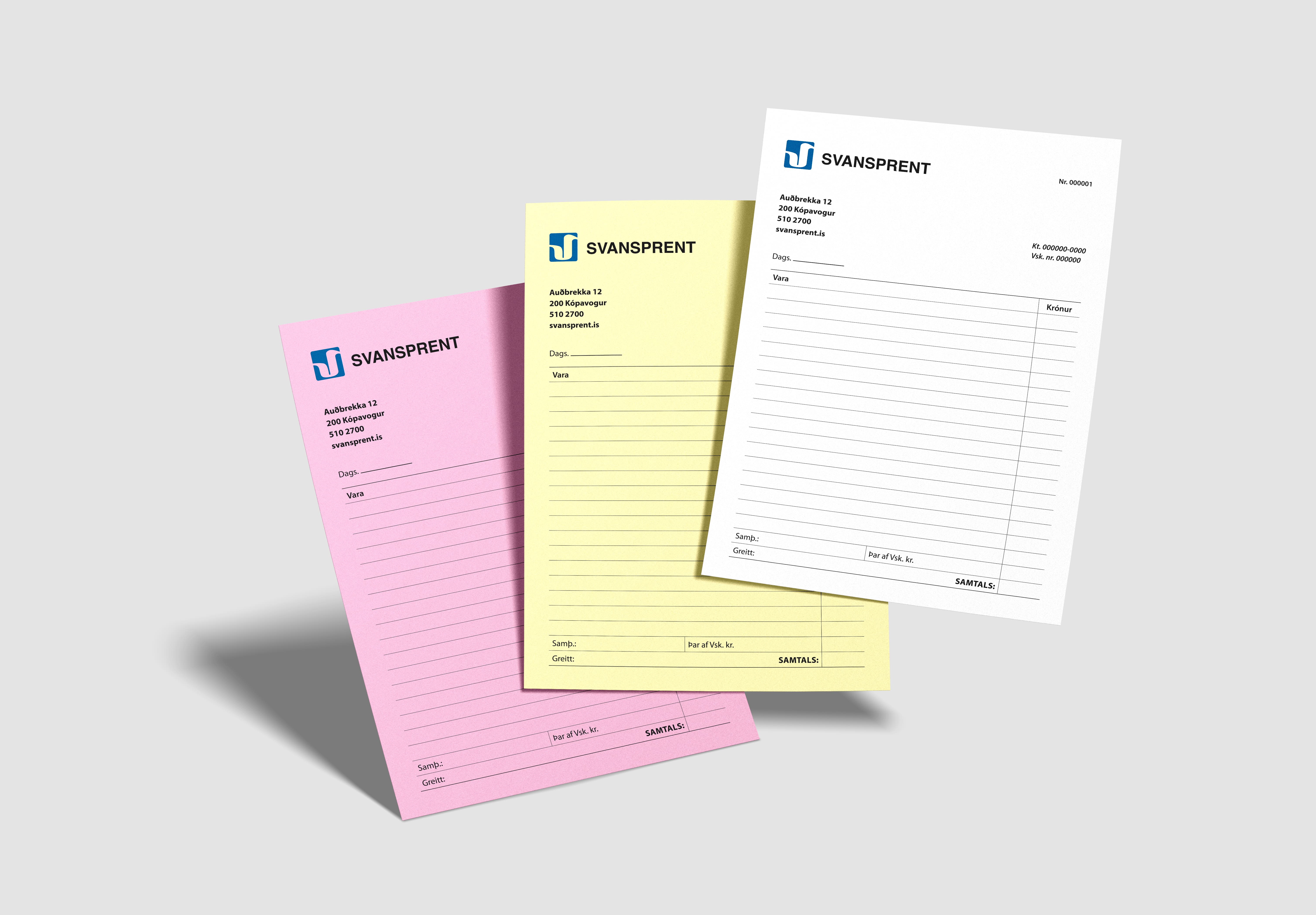 NCR Reikningar í þríriti