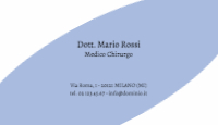 Biglietti da visita Medici e Sanità 13