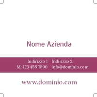 Biglietto visita 3 Fronte