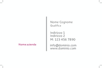 Biglietti da visita - fronte 1