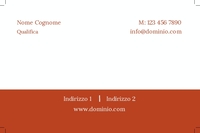 Biglietti da visita - Immobiliare 1 Fronte